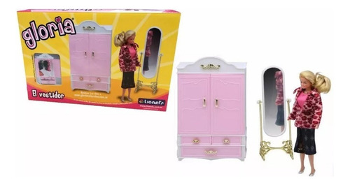 Gloria Mueble Para Muñecas El Vestidor Niña Accesorios