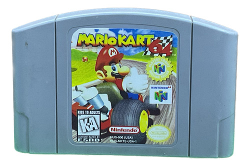 Mario Kart 64 Nintendo 64 | Original | P/custom | Garantizad (Reacondicionado)