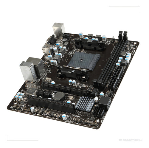 Placa Mãe Ddr3 Msi A68hm-e33 V2 Suporta Até 32gb Fm2+ Cor Preto / Placa Mãe