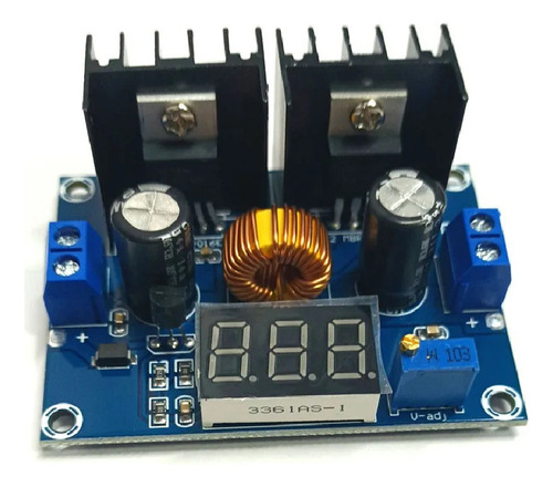 Reductor De Voltaje Con Display Xl4016 8a Regulador Dc-dc