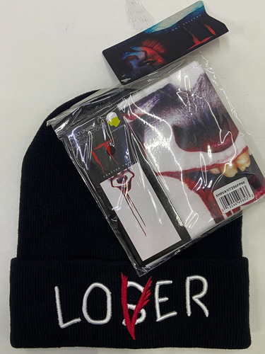 Gorro Unisex Beanie Payaso It Eso Losver Terror Con Buff