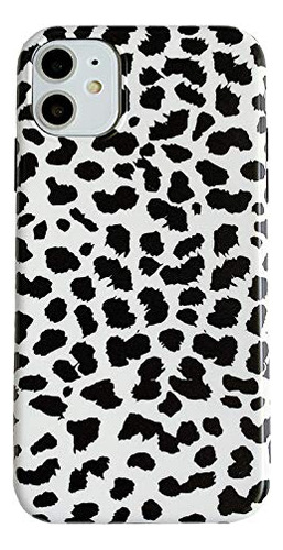 Funda De Leopardo Blanco Para iPhone 12 Y iPhone 12 Pro 2020