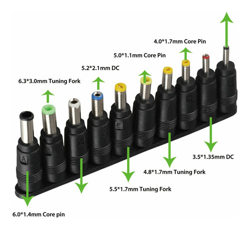 Soulbay 34pcs Dc Plug Set Jack Portátiles Entrega Inmediata