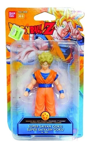Muñeco Dragon Ball Z - Super Saiyan Goku Coleccionable 10 Cm