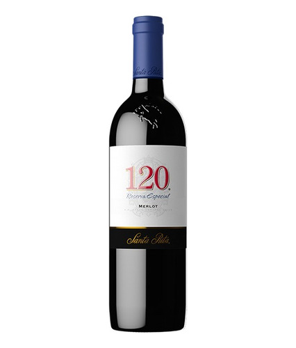 Vino Tinto 120 Santa Rita Merlot 750 Ml