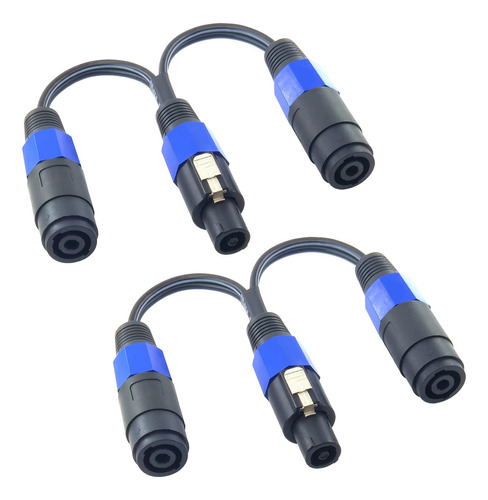 Wjstn Speakon - Cable Divisor De 1 Hembra 2 Macho, Cable De