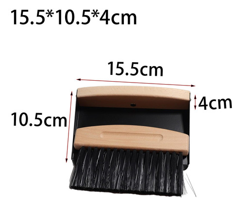 Mini Conjunto De Pá De Vassoura, Limpeza Cerdas Pet Pretas