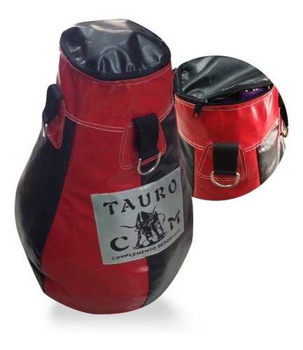 Bolsa Gota Boxeo Pera Tauro Box 75 Cm Lona Reforzada 6 Gajos