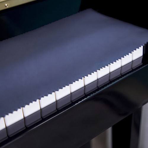 Mooson Funda Antipolvo Para Teclado De Piano De Alta Tecnología, Cubierta De Tela Para Teclado Vertical, Piano Eléctrico Y Piano De Cola (azul Oscuro)