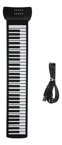 Piano Portátil 61 Teclas, Teclado Enrollable