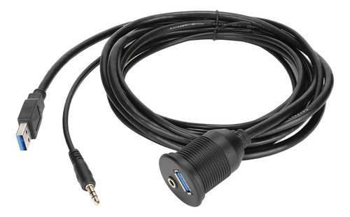Cable Usb Para Salpicadero, 2 M, Para Coche, 3.0, Aux Dc, Pu