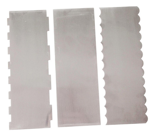 3x Raspador De Bolo Diy Ajustável De Aço Inoxidável Para