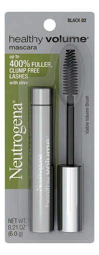 Mascara Cílios Neutrogena Healthy Volume Lash-plumping Preto Cor 02 / Preto