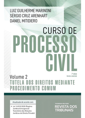 Curso De Processo Civil - Vol. 2 7º Edição - 2021