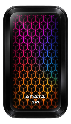 Disco sólido externo Adata ASE770G-1TU32G2 1TB preto