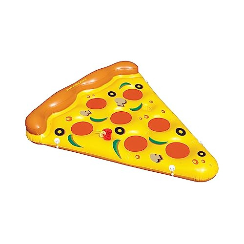 Flotador Pizza Inflable Amarillo Y Naranja 72 