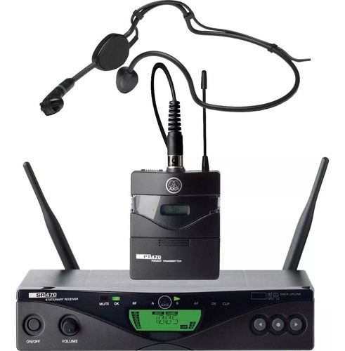 Microfone Sem Fio Akg Wms470 Sport Set Headset Wireless