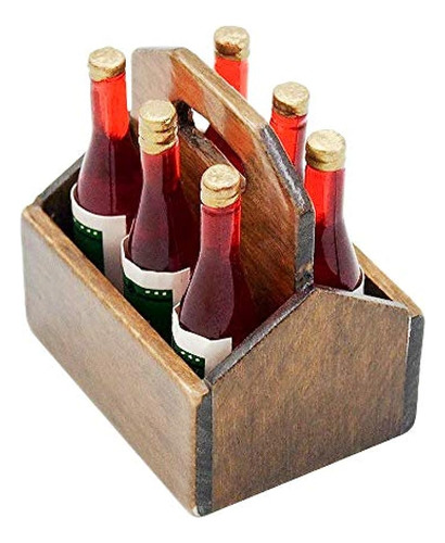 Casas Para Muñecas Y Muñecos, Botellas De Vino Miniatura