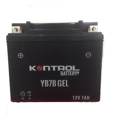  Batería Moto Honda Cbz 160 Kontrol Yb7bb Gel