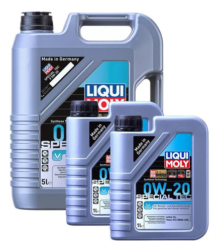 Aceite De Motor Special Tec V 0w20 Liqui Moly 7lts Volvo