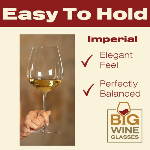 Copas De Vino Grandes | Juego De 2 I Copas De Vino Gigantes