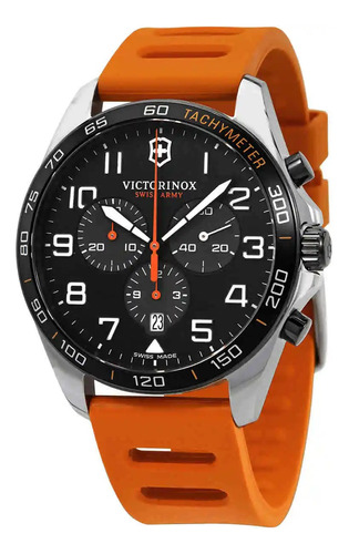 Reloj Victorinox Fieldforce Sport Chrono 241893 Naranja 42mm
