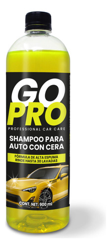 Shampoo Para Lavar Autos Fórmula Alta Espuma Con Cera 900ml