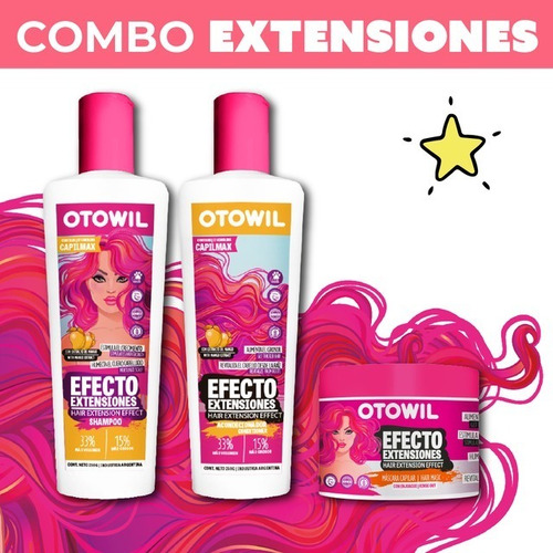 Imagen 2 de 2 de Acondicionador Efecto Extensiones + Revitaliza X250g