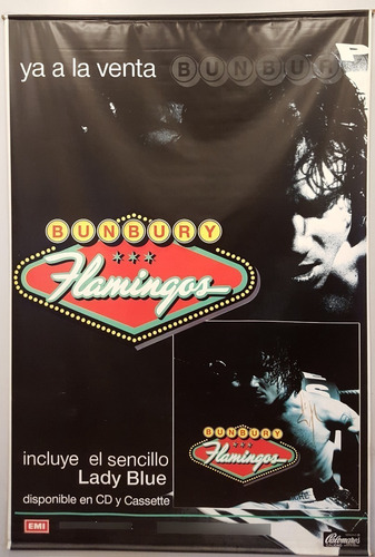 Bunbury Plotter Vinilico Difusion Del Cd Flamingos Heroes De