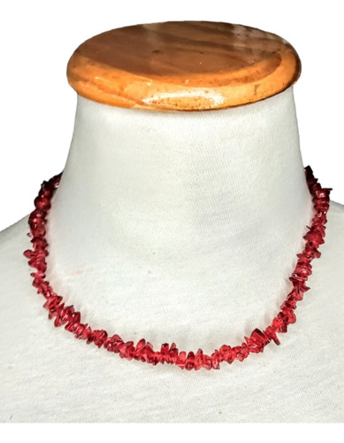 Collar Corto Mc'maru Gargantilla Energía Piedras Naturales Piedras Turbelina Rubelita En Escallas