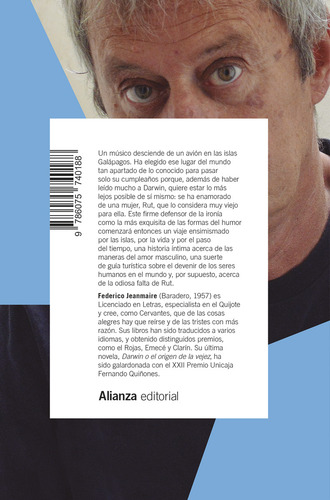 Darwin O El Origen De La Vejez, de Jeanmaire Federico. Editorial Alianza, tapa blanda en español, 2022