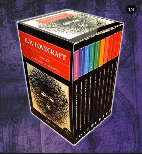H.p. Lovecraft Estuche De 10 Libros.