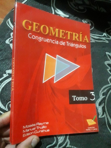 Libro Geometría Congruencia De Triángulos Tomo 3 Rayme