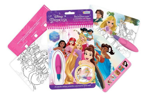 Disney Princesa Agua Wow Para Jugar Y Colorear Con Agua