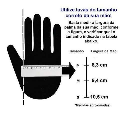 Imagem 3 de 5 de Luva Vinil Descartável Sem Pó 100 Unidades Clínica Estetica