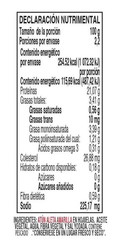 AtĂșn Dolores En Aceite 295 Gr Caja Con 24 Piezas
