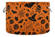 Comprar Cesta De Almacenaje Halloween Con Calabaza Y Calavera