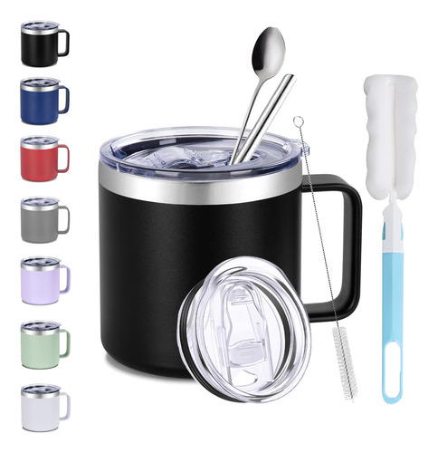 Vaso Térmico 14oz De Acero Inoxidable Taza Para Café 414ml