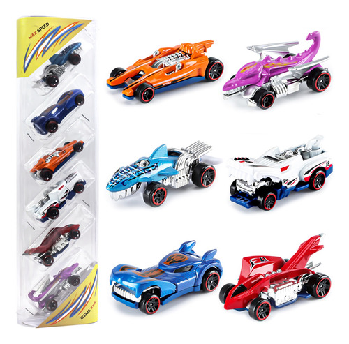 Camiones Monstruos Carros De Juguete De Aleación 6pc