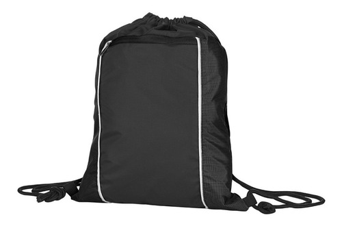 Bolsa Saco Bag Mochila Para Esportes Fitness Transversal Cor Preto