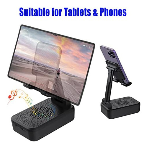 Soporte Para Teléfono Celular Fopudy Con Altavoz Bluetooth I