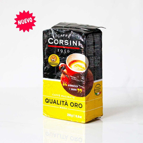 Café Italiano Corsini Qualita Oro, 250 Gramos Molido