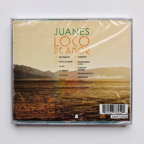 Juanes Loco De Amor Cd Edicion Brasil 12 Temas Nuevo | Envío gratis
