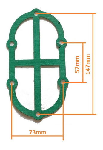 Juego Juntas Compresor Gamma Niwa 3hp Chino Metálica