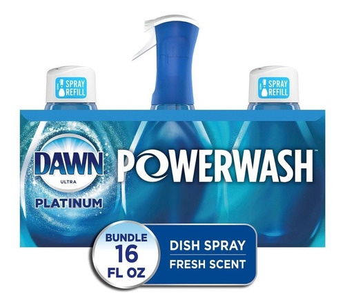 Dawn Powerwash Jabon En Espuma 3pzas Fresh