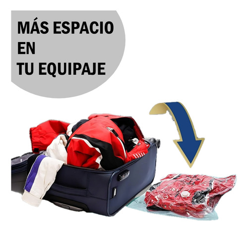 Pack X2 Bolsas De Almacenamiento Al Vacío M (90 X 130 Cm )