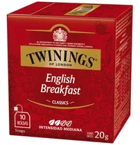 Comprar Te Twinings English Breakfast Caja X 10 Saquitos De 20gr