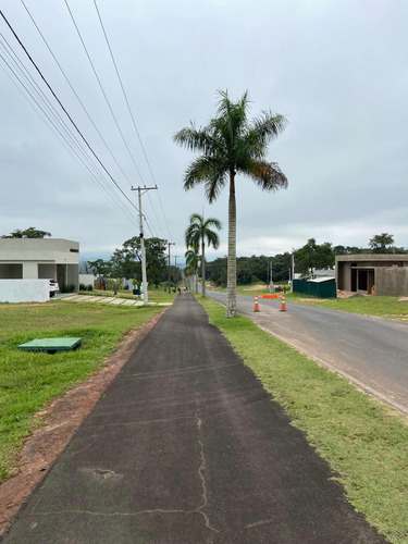 Lindo Lote De 450 M2 No Asfalto Em Loteamento Fechado Com Portaria 24hs, Clube, Mercado, Lago.