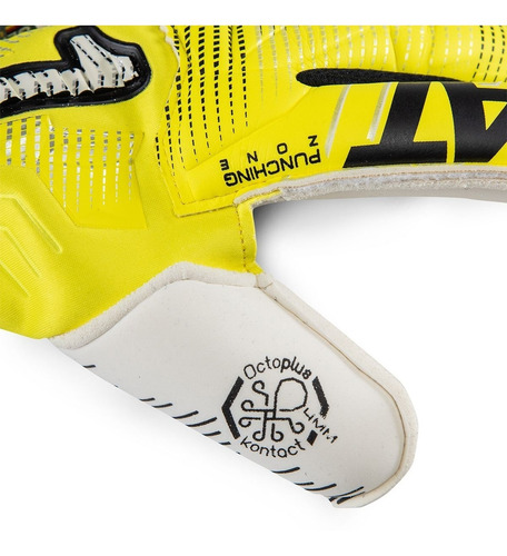 Imagen 5 de 7 de Guante De Portero Rinat Egotiko Stellar Pro Amarillo Blanco