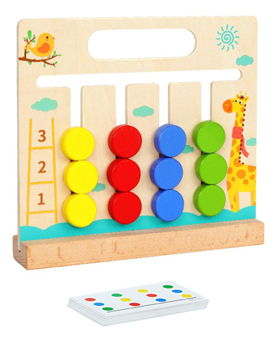 Montessori Learning Toys Slide Puzzle Juego De Mesa, Regalos